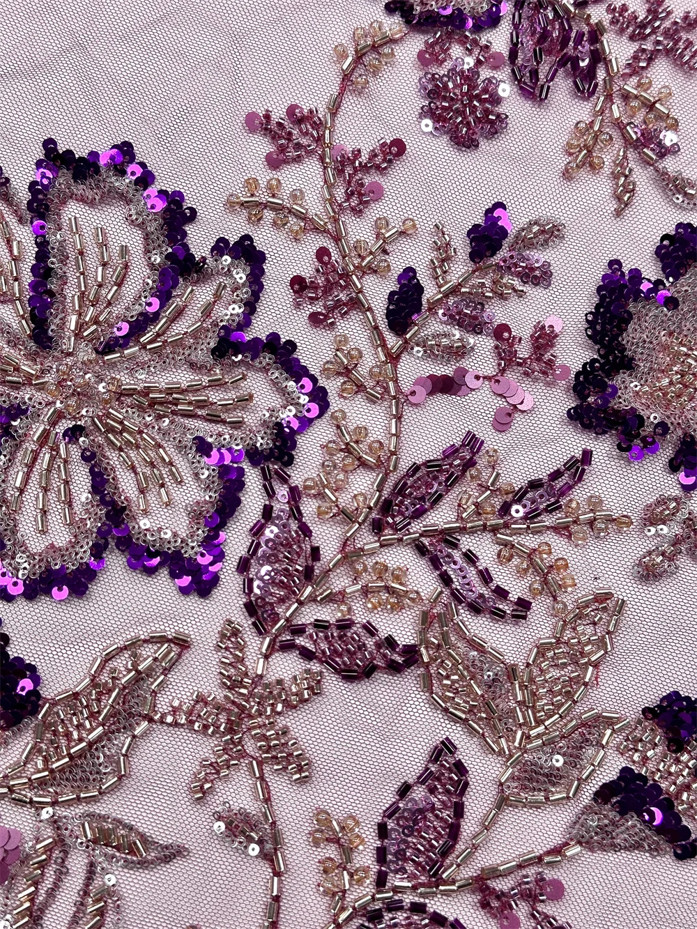 Tessuto di pizzo con perline a rete francese africana 2025 Tessuto di pizzo con paillettes in tulle africano Nigeria di alta qualità per abito da sera da donna