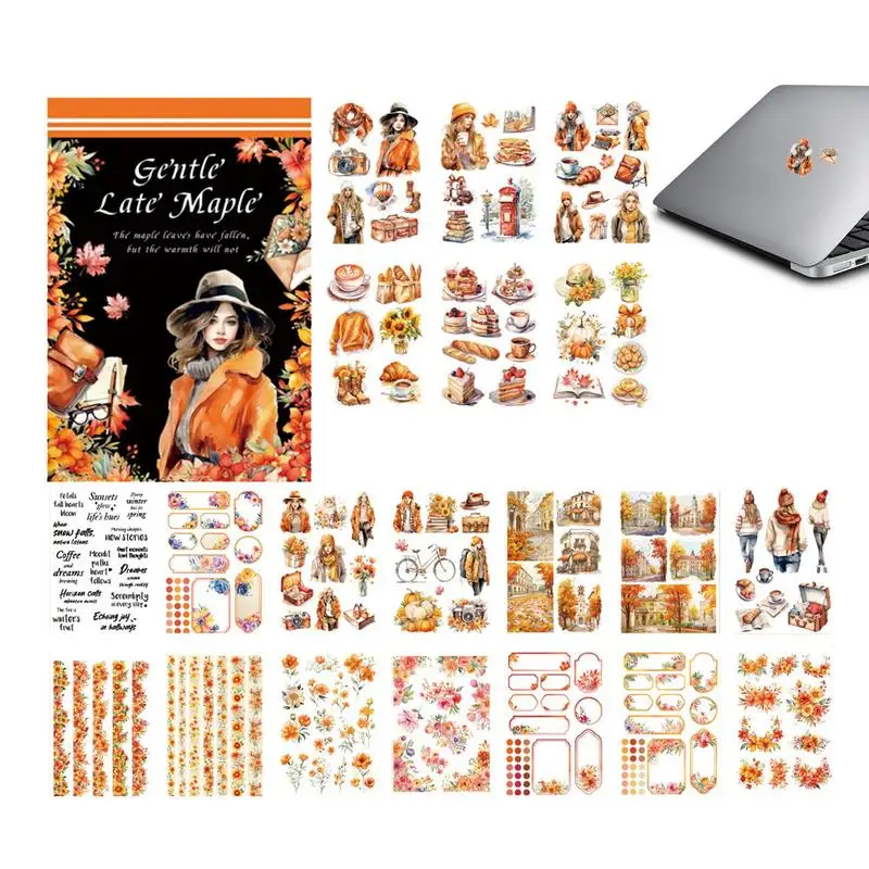 Book Themed Stickers Scrapbooking Stickers For Kids Scrapbooking Stickers & Sticker Machines For Journaling Scrapbooking Journal