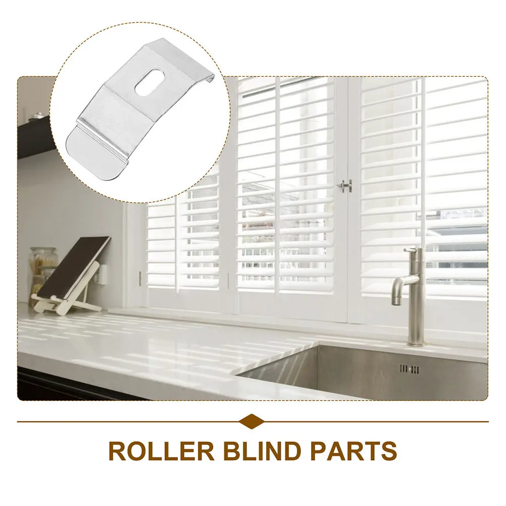 6 قطعة الستائر كوة بين قوسين ستارة معدنية تثبيت بين قوسين ل الستائر الرأسية تركيب دعم إكسسوارات الأجزاء الداخلية للكمبيوتر #2