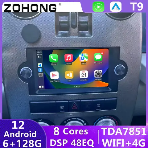 क्रिसलर पीटी क्रूजर 2007-2008 के लिए एंड्रॉइड कार रेडियो कारप्ले ऑटो स्टीरियो मल्टीमीडिया प्लेयर ऑटोरेडियो स्क्रीन नेविगेशन हेड यूनिट 10 best sales रेडियो पीटी क्रूजर - №3