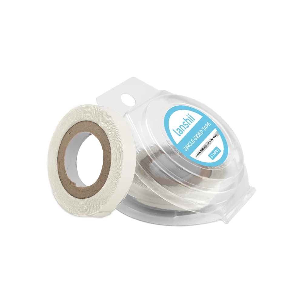 

Lanshii Weft Tape Replacement Roll for Hair Extensions – 3Y Single-Sided Adhesive, Strong Hold, Invisible, Waterproof