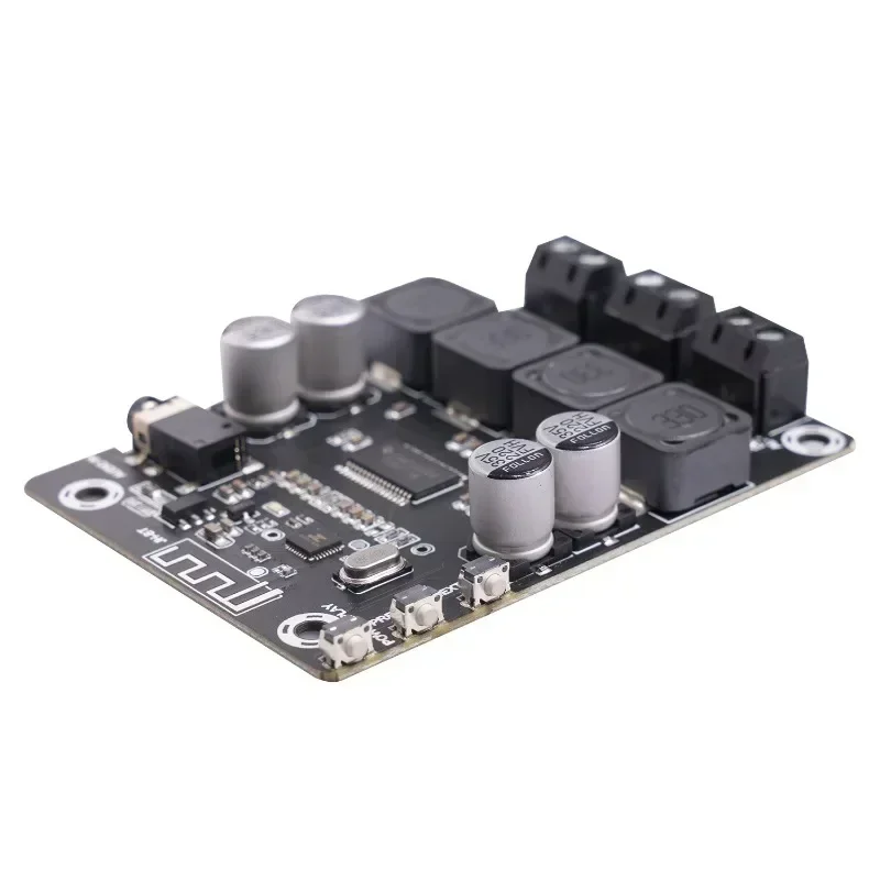 

12v 24v Board Amplificador Wireless Connection Bluetooth Digital Power Amplifier 3.5mm Stereo Input Amplifier Module 2x45w