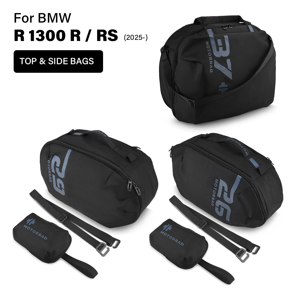 For BMW R1300RS R1300R Motorcycle Side Top Case Inner Bag Pannier Luggage Liner Storage Bag With Shoulder Strap image 3