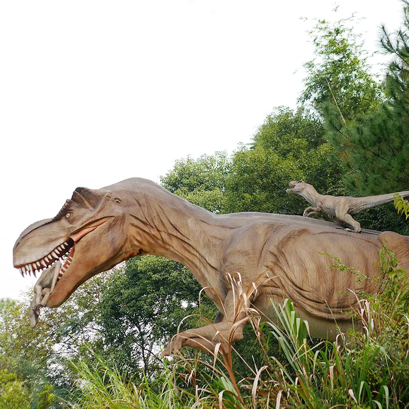 

Высокодетализированная высокоскоростная моторизованная модель динозавра для ATV и UTV с силиконовой кожей и звуком рычания DINOSKY