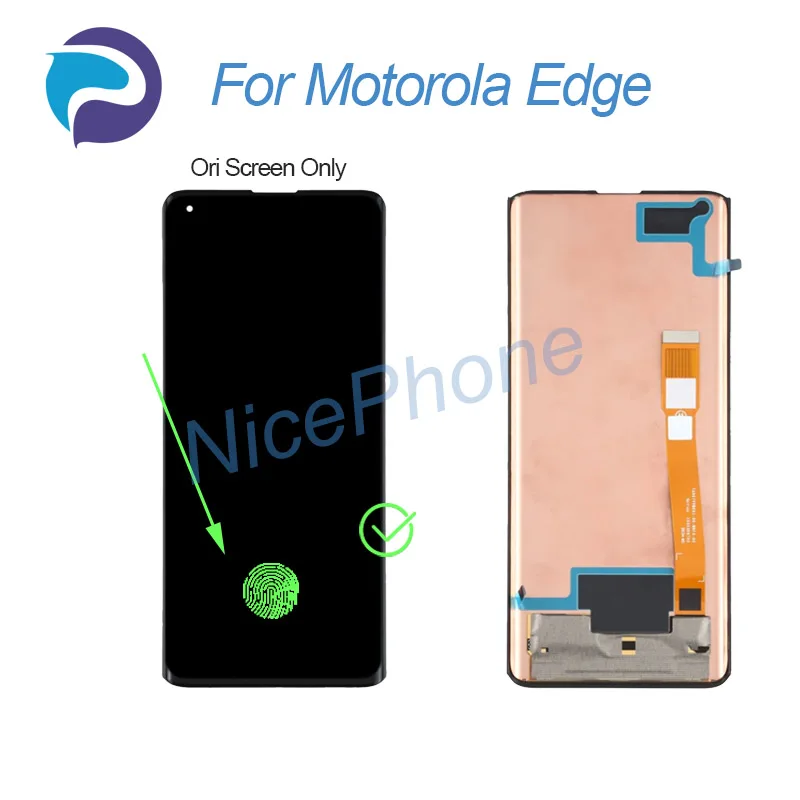 for Motorola Edge LCD Screen + Touch Digitizer Display 2340*1080 XT2063-2, XT2063-3 For Moto Edge LCD Screen Display