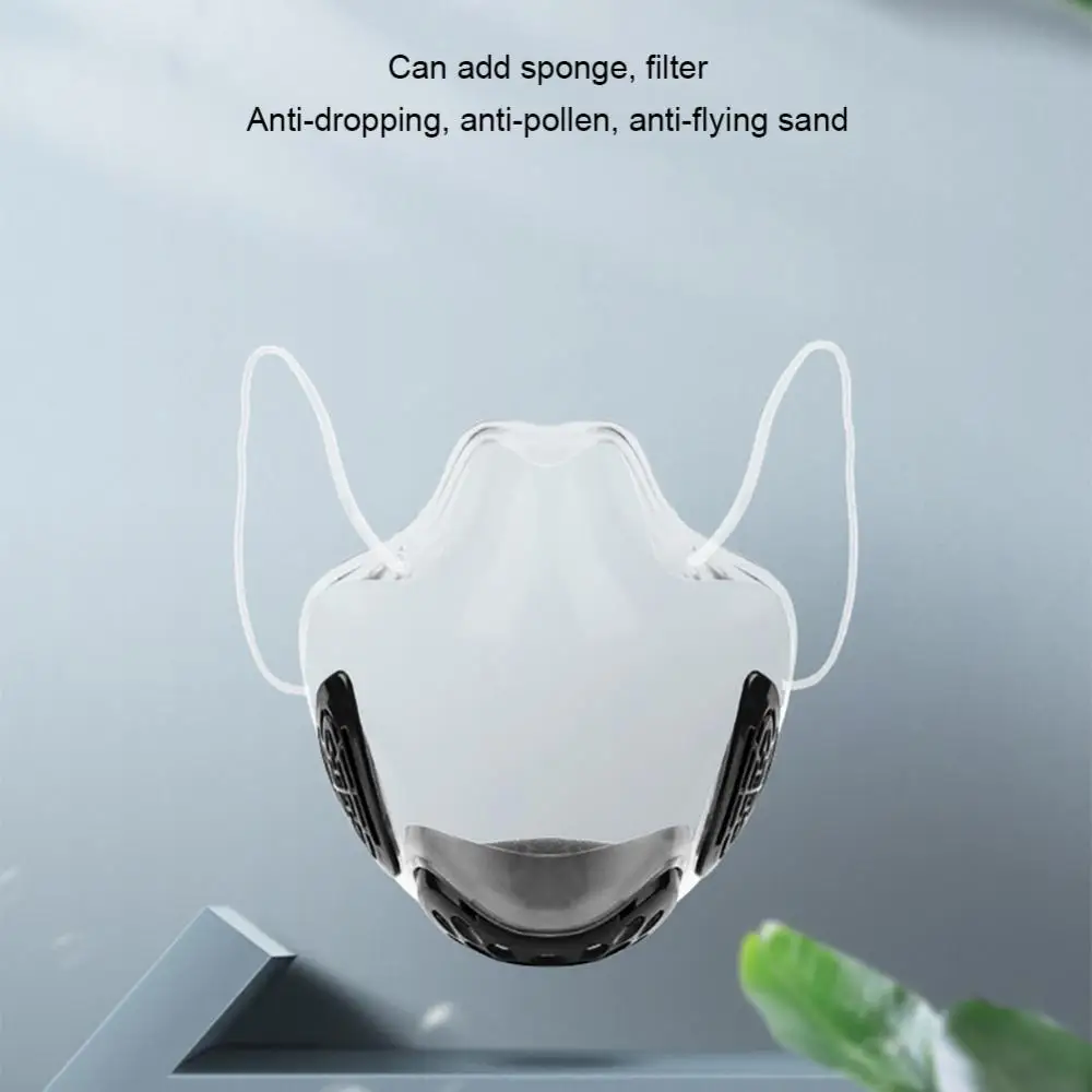 Face Shield High-elastic Dust-proof Protection Durable Breathing Mask Lip Language Face Mask Droplet-proof Visible Transparent