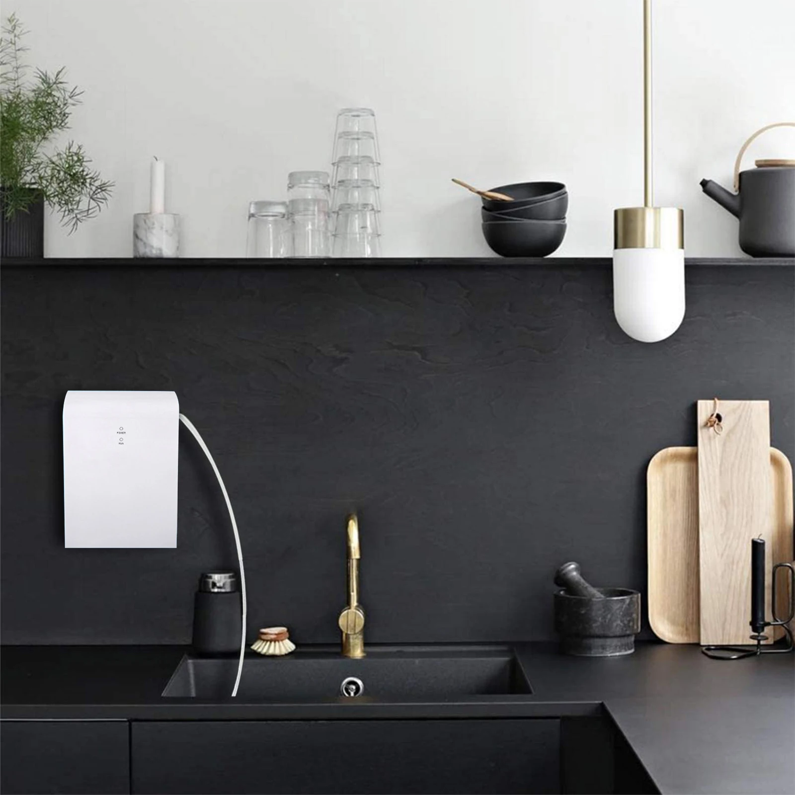 Qiumi Ozone Generator Machine Connected to Kitchen Faucet - Upgrade Your Kitchen Water Quality