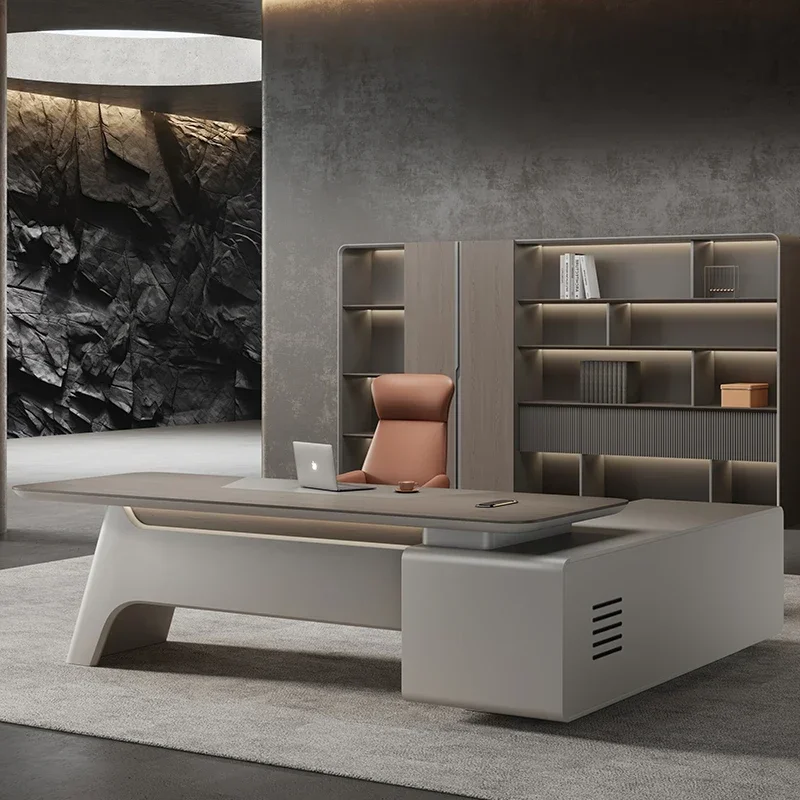 

Современный офисный стол для конференций, туалетный столик, ящики для макияжа, роскошный офисный стол, минималистичный прием, студенческая деревянная мебель Schreibtisch