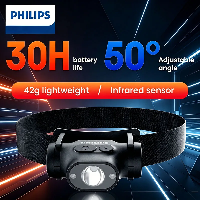 

Индукционные фары Philips Sfl1851, 5 режимов инфракрасной индукционной автоматической подсветки, регулируемые на 50 градусов, аварийные фонари