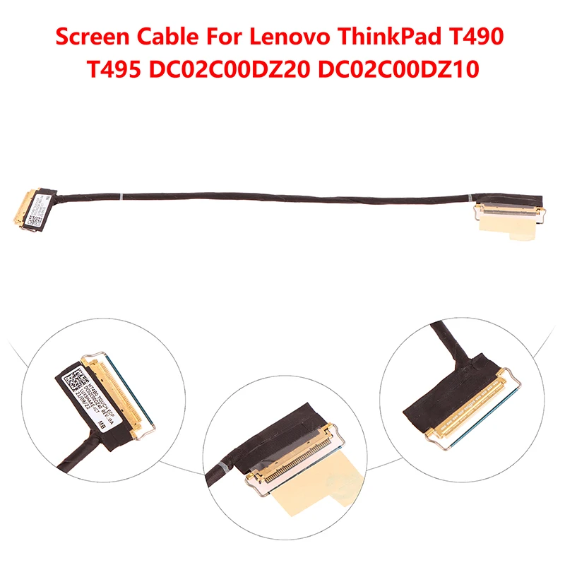 

Новейший кабель для ЖК-экрана LVDS Lenovo ThinkPad T490 T495 — новый гибкий кабель дисплея DC02C00DZ20 DC02C00DZ10.