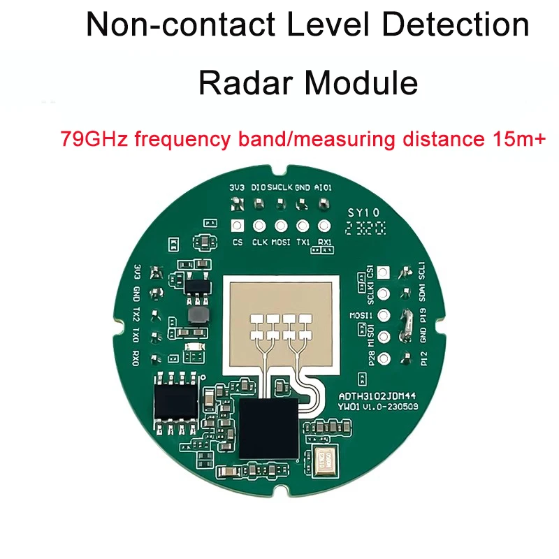 Hi-Link HLK-LD8001 79G milimetrowej fali czujnik detektora poziomu cieczy moduł radarowy bezkontaktowy o wysokiej precyzji w zakresie 15m LD8001