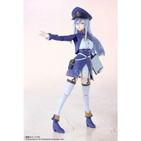100 % original Bandai SHFiguarts SHF 86 Eighty Six Vladilena Milize i lager Anime Actionfigurer modellleksaker 10 best sales 86 åttio animefigurer - №4