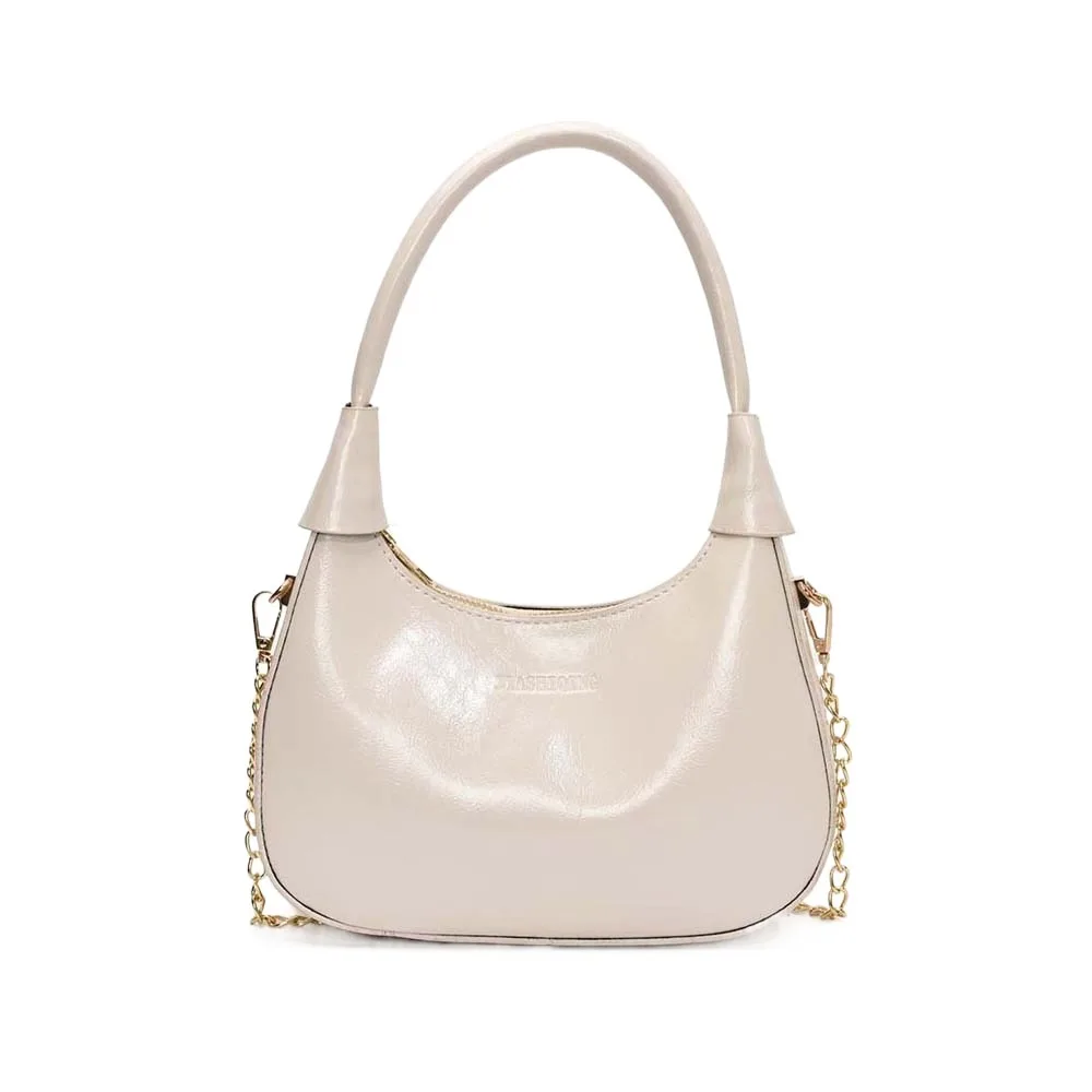 

Storage Bag Elegant PU Hobo Bag Solid Color Anti-Splash Water French Underarm Bag Large Capacity Red Texture Handbag Women