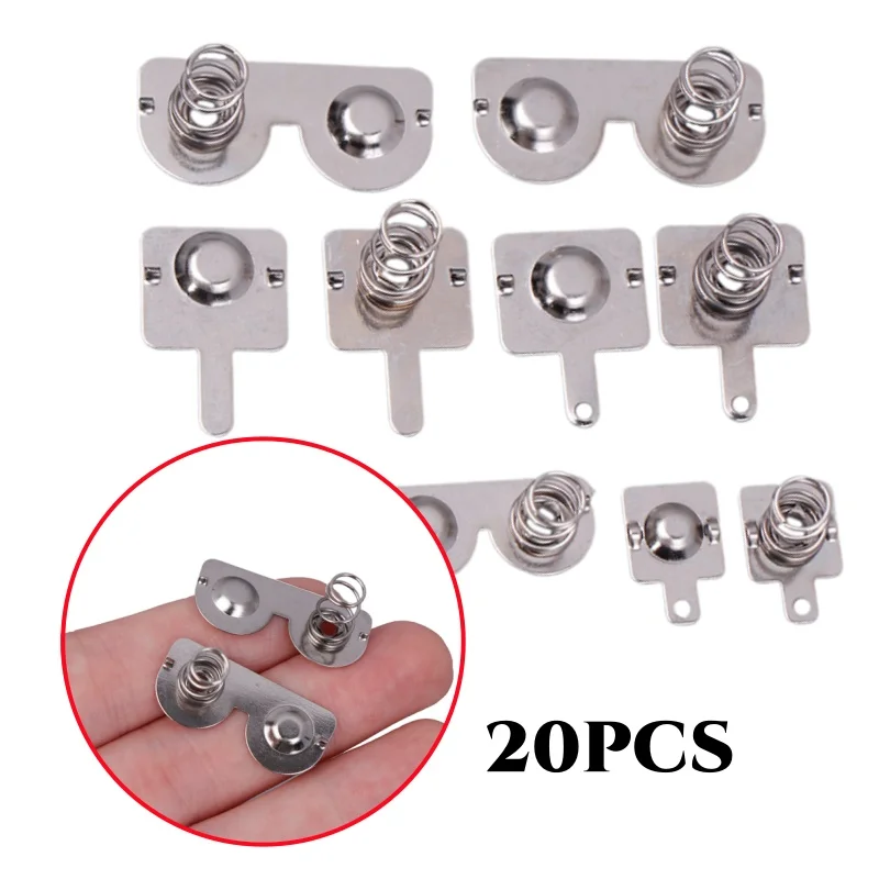 

20 шт., аксессуары для игрушек «сделай сам», пружинный лист AA/AAA, контактный лист, батарейный отсек, положительные и отрицательные листы