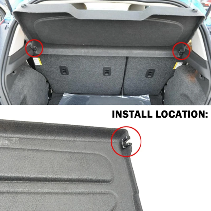 Rear Boot Trunk Load Cover Parcel Shelf Clips Bracket Mount For Ford Focus MK3 3 Mondeo 4 MK4 Fiesta MK7 MK8 1539663