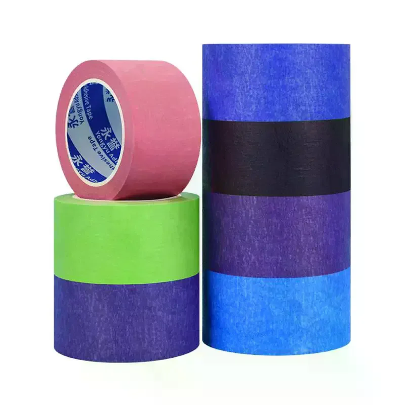 10M Color Masking Tape Black Decoration Masking Spray Paint Traceless Student Office Art Painting Sticker