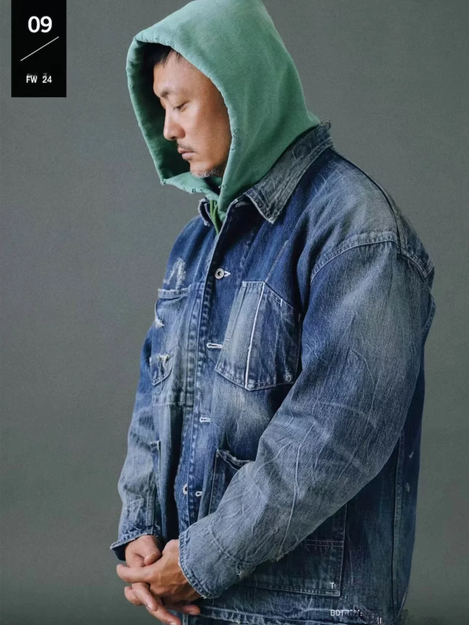 

Джинсовая куртка MADN к 10-летнему юбилею, молодежная, модная, хлопковая, с длинными рукавами, свободного кроя, с четырьмя карманами, с принтом молнии, из воловьей кожи...