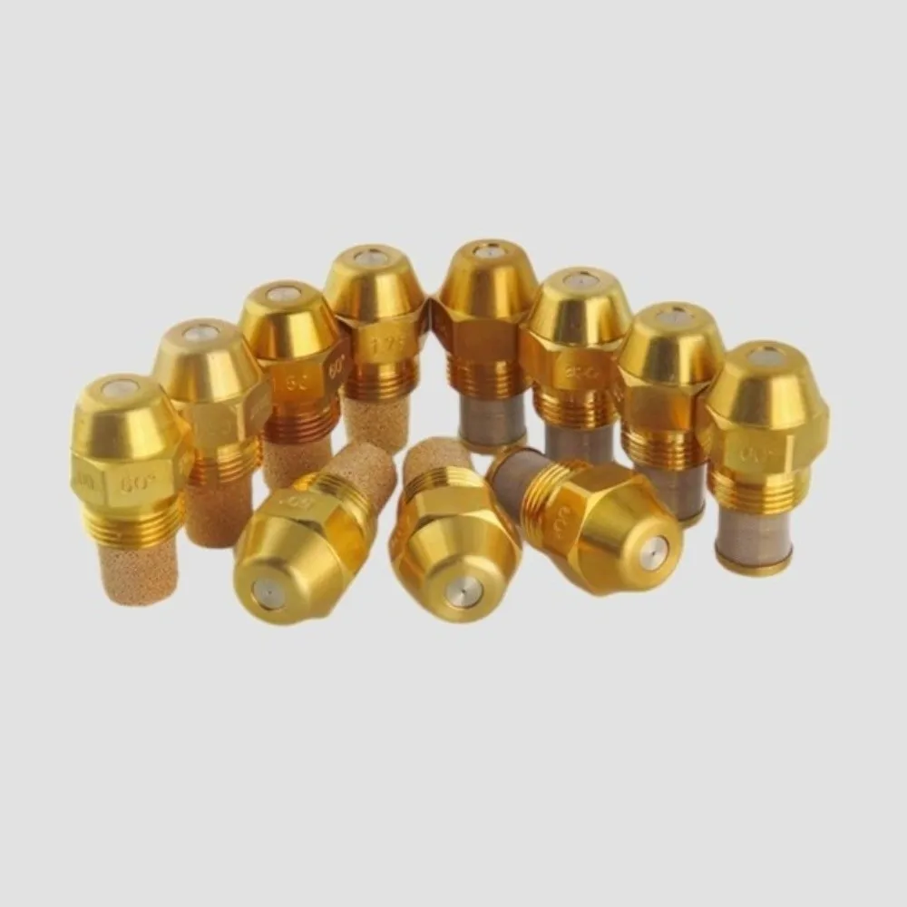 60 Degree Angle Brass Diesel Injectors Solid Spray Multiple Caliber Specification Brass Fuel Nozzle High Pressure