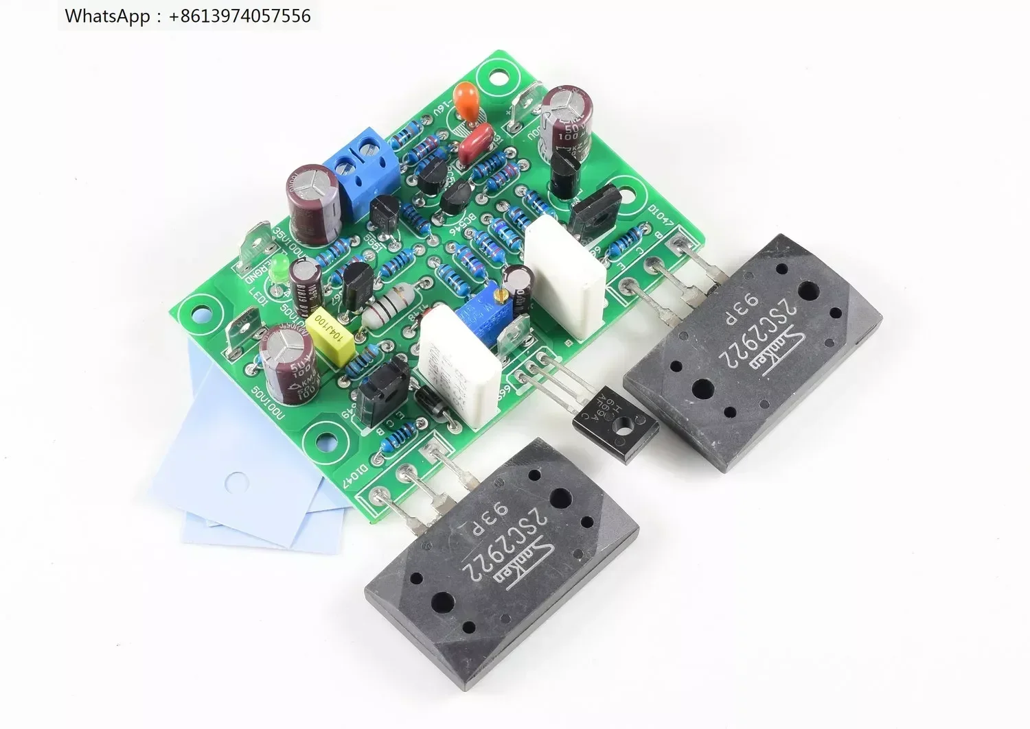 

2pcs ST 2SC5200 Audio Amplifier 80W 8R NAIM NAP250 MOD VER4 DC15V-40V