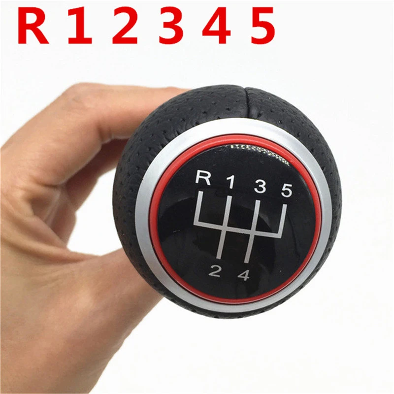 5 Speed Car Gear Shift Stick Knob Manual Transmission For Audi A3 S3 8P A4 S4 B5 B6 B7 B8 A5 A6 C5 C6 A8 D2 Q5 8R Accessories