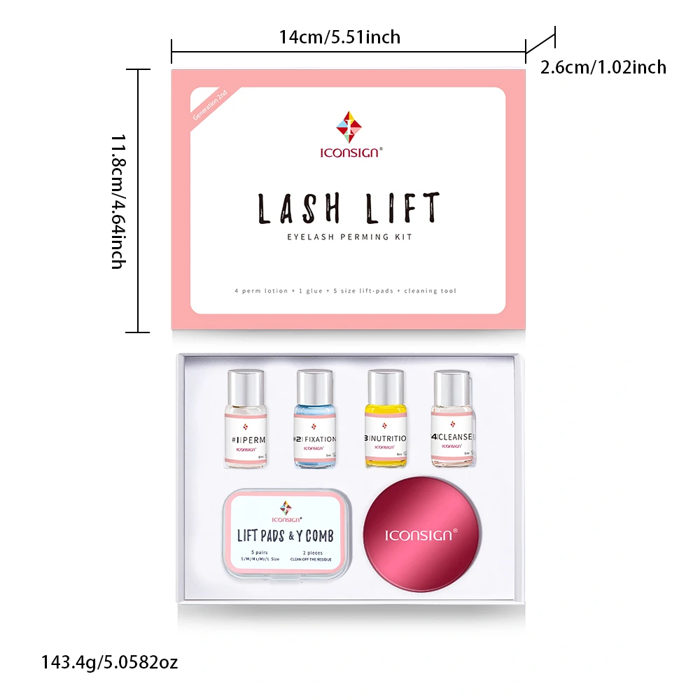 Nuovo Kit Sollevamento Ciglia di Lunga Durata Sollevamento Ciglia Permanente Lozione Fissaggio Colla Curly Lasher Salone di Bellezza Uso Domestico Pro Kit Ciglia