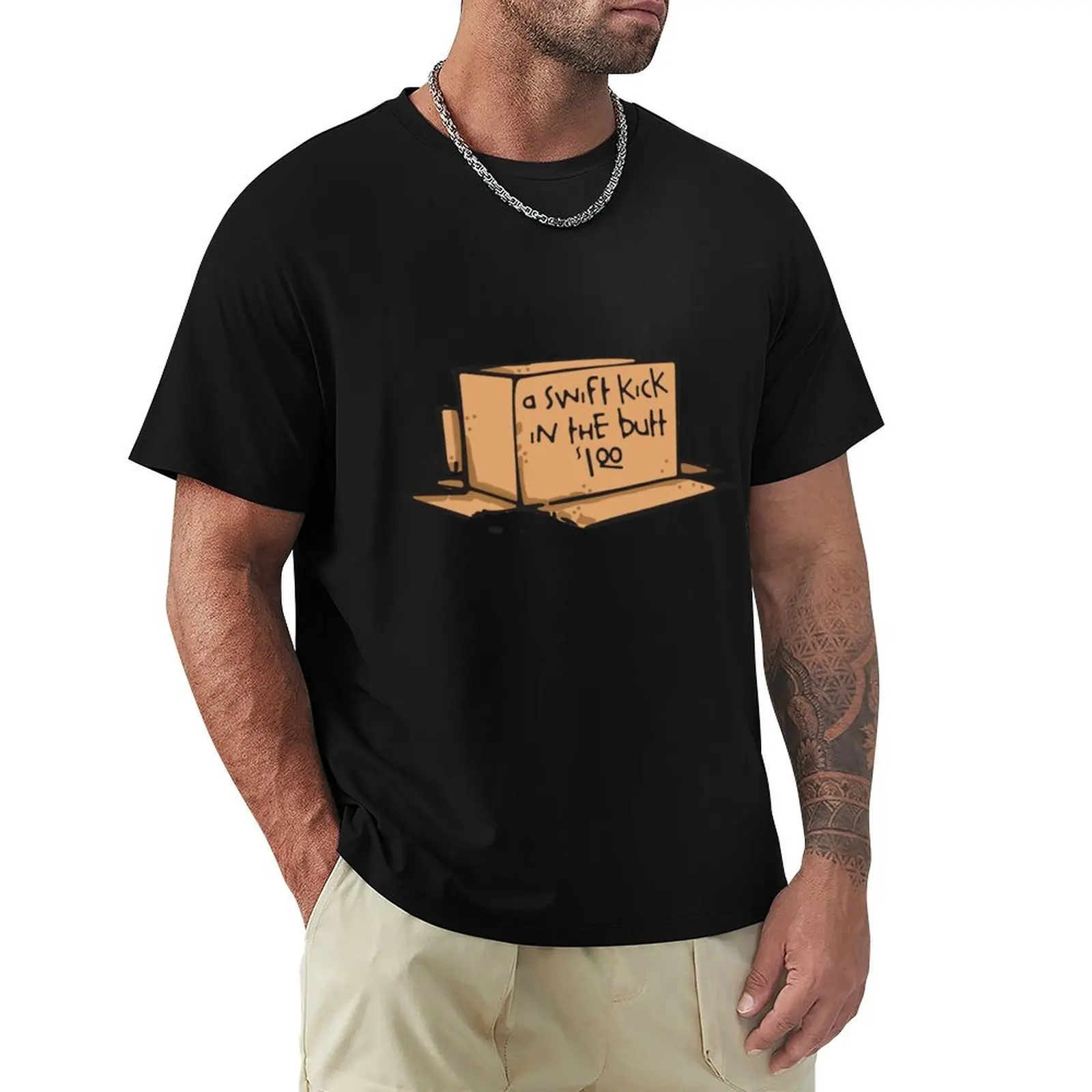 Swift Kick In The Butt T-Shirt Plus Size Loose Fit T-Shirt