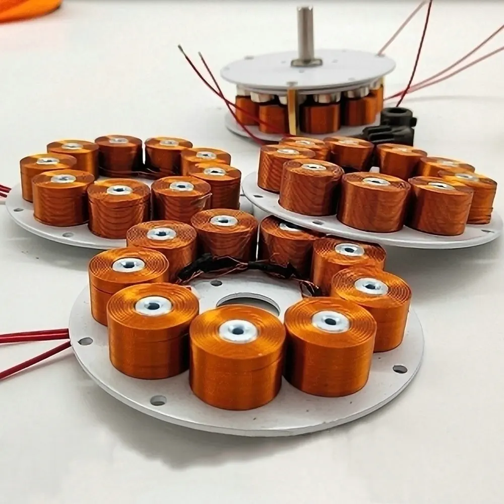 Miniature Disc Type Iron Core Generator With Strong Magnetic And High Power Generation Multi Pole Three-Phase AC Generator