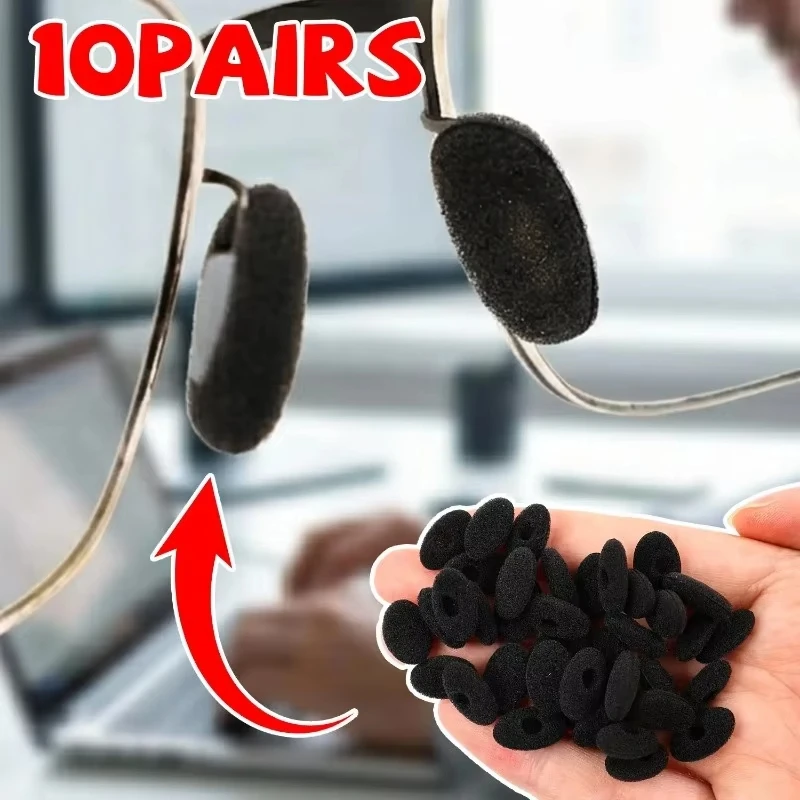 60/40/20pc Self-adhesive Soft Foam Anti-slip Glasses Nose Pads Cover Protection Eyeglass Sponge Instant Lifting Effect 2026
