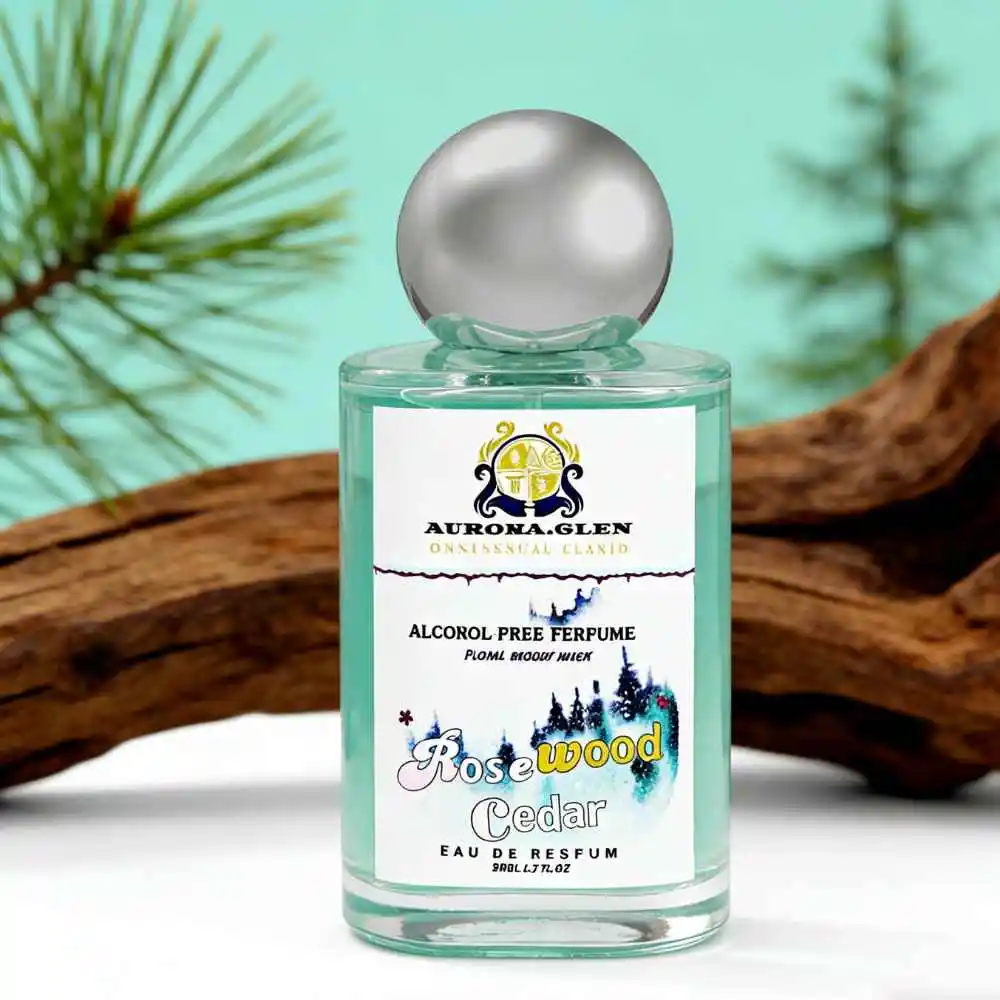 

Rose wood Cedar Woody Unisex Fragrance 50ml Long-lasting,Fresh,and Natural Scent;Alcohol-Free Summer Fragrance for Men and Women