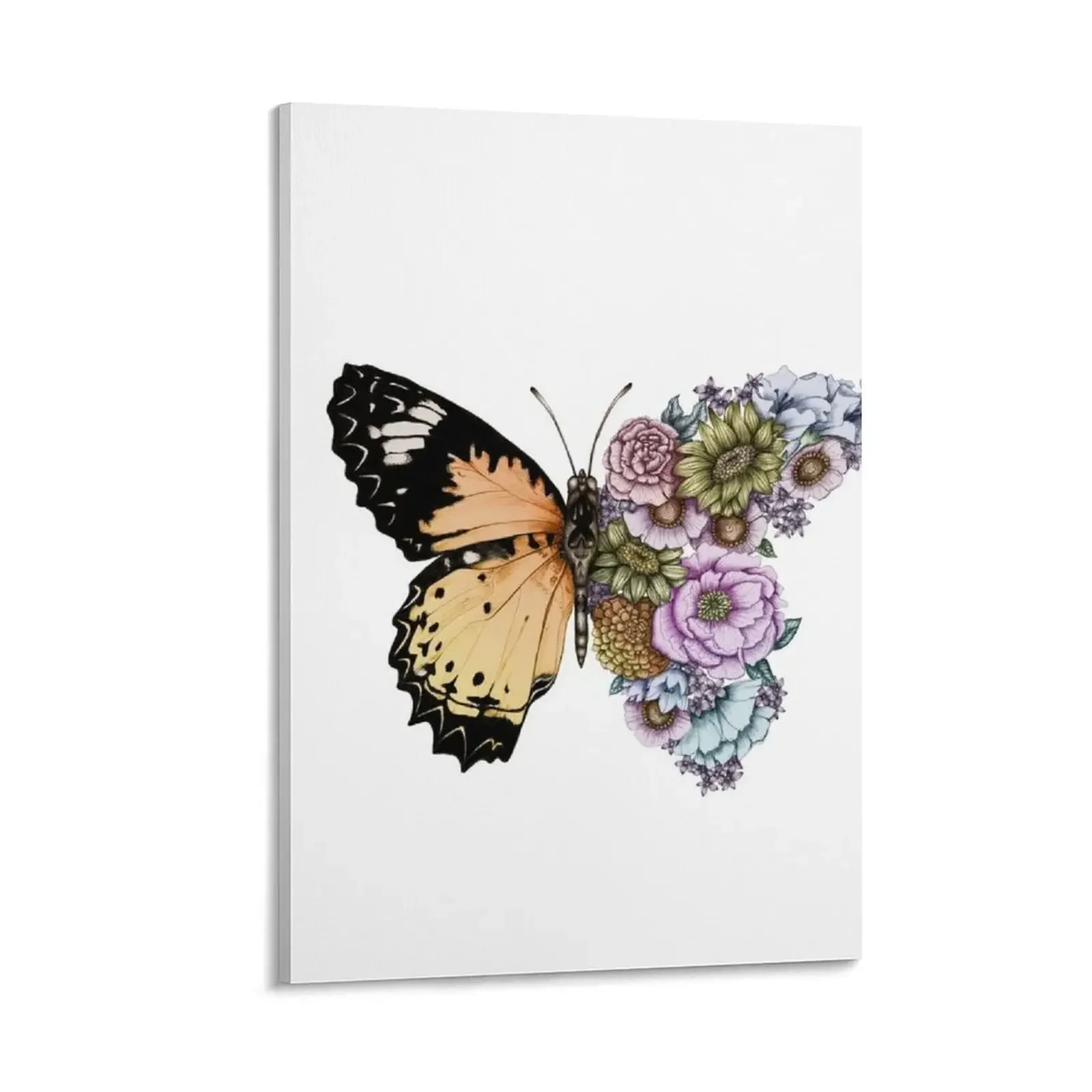 

Butterfly in Bloom II Canvas Painting house decorations anime figure Decoration for home