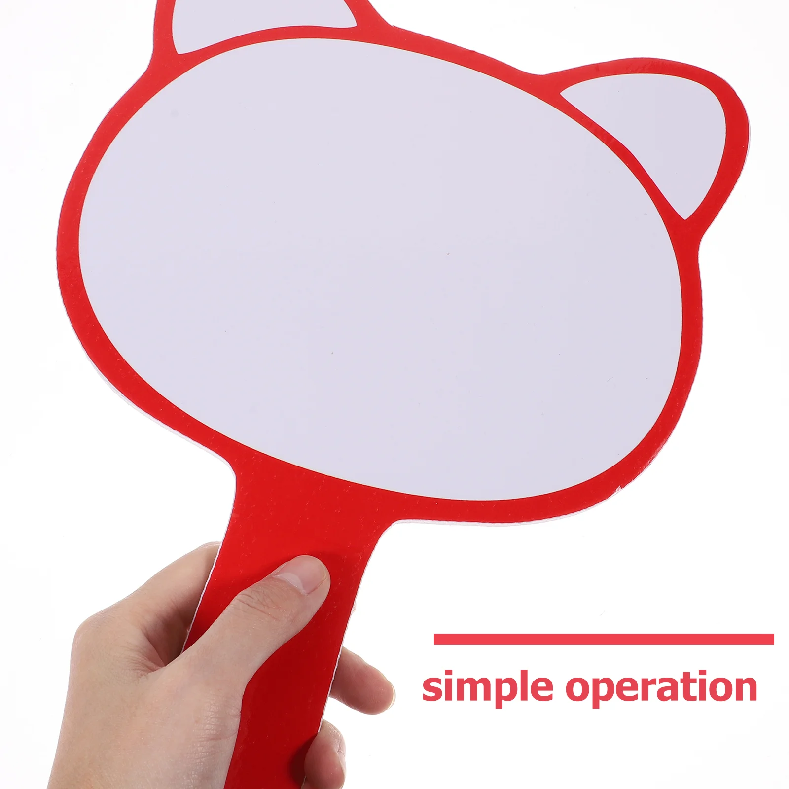 Rewritable Scoreboard Handheld White Erasable Paddles Foam for Games Mini Whiteboard