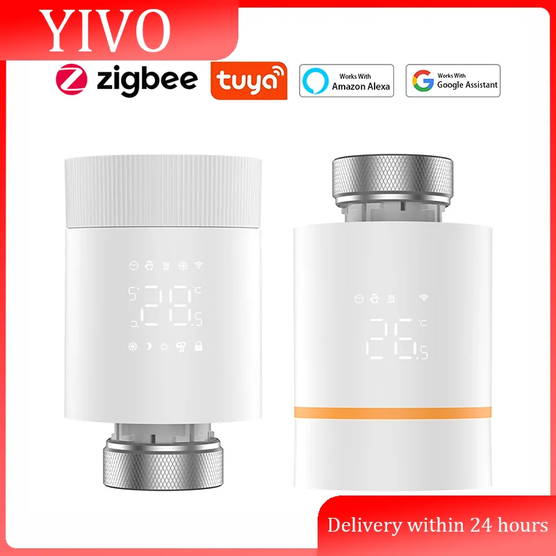 

Tuya Smart ZigBee 3.0 TRV Radiator Actuator Valve Thermostatic Radiator Valve Temperature Controller Support Alexa Google Home