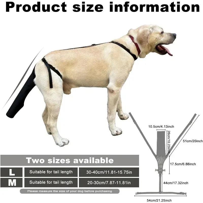Dog Tail Safety Guard Comfortable Breathable Protector Sleeve Universal Size for Daily Protection and Healing Pet Supplies