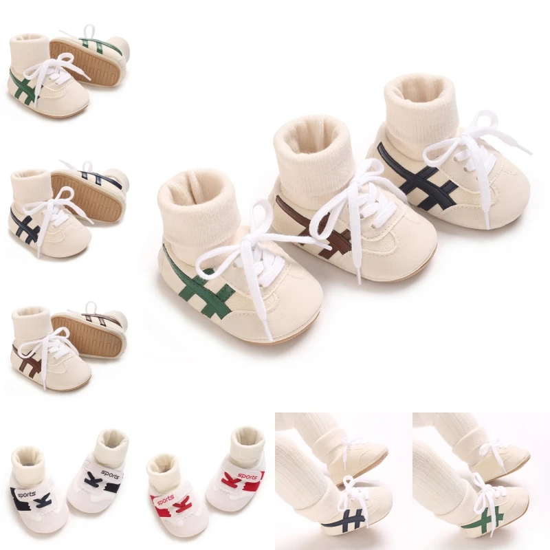 

Spring and Autumn Baby Socks and Shoes 0-12 Months Baby Indoor and Outdoor Comfortable Walking Shoes