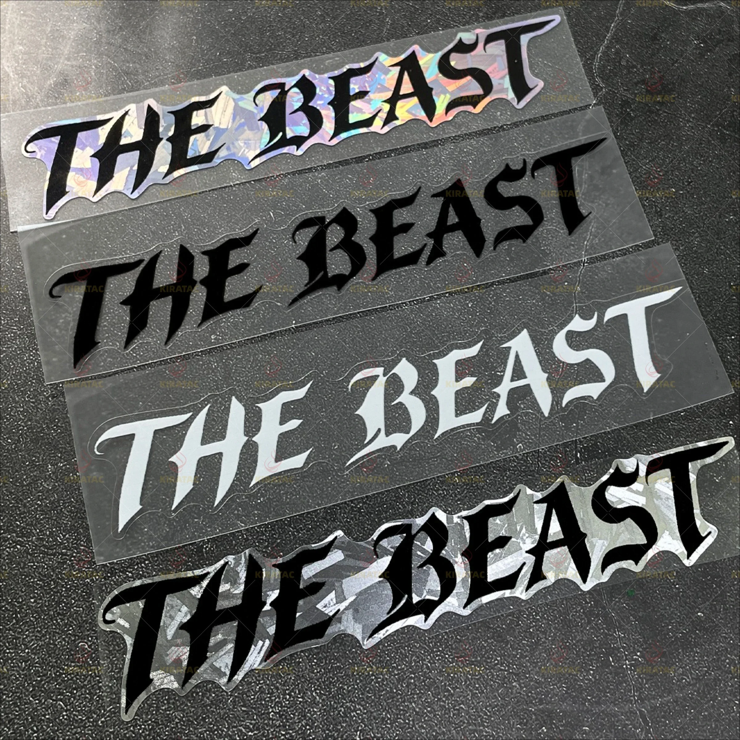 

2 шт. наклеек THE BEAST для мотоциклов, водонепроницаемые, для мотоциклетных шлемов, обтекателей, топливных баков, автомобильных окон, скутеров, универсальные виниловые наклейки
