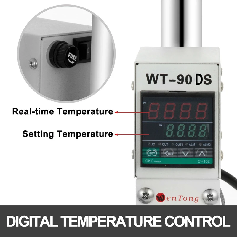 Professional Golden Leather logo Embossed Foil Hot Stamping Machine  Letter Stamping Machine