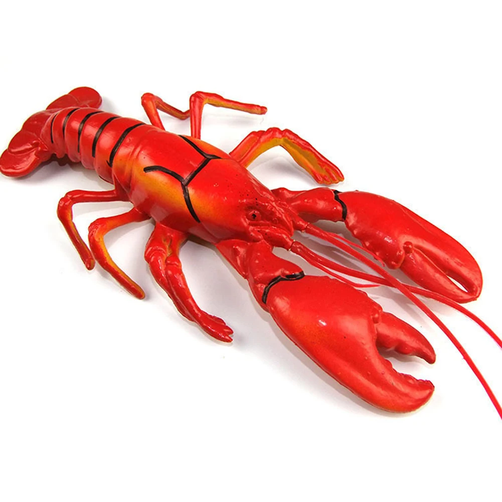 Dekorasi Model Lobster seperti hidup, Dekor bentuk Lobster realistis kreatif buatan