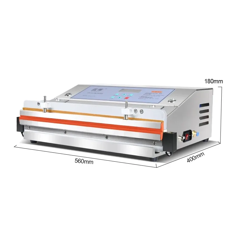 【Hot】Pneumatic Food Vacuum Packing Machine Commercial Vacuum Sealer Kitchen Meat Bag Packaging Food Saver Sealing Machine