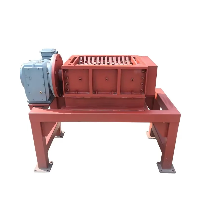 Automatic Dual Axis Shredder for Scrap Iron Tires Clothes Metal Household Appliances Plastics Engine Bearing 1-Year Warranty