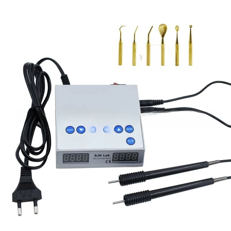 

SJK electric wax knife, Korean ultra-thin digital display double pen electric wax knife, dental technician electric wax knife, u