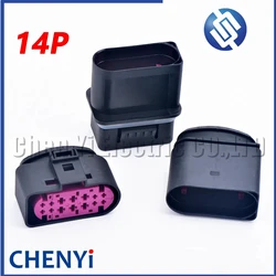 14 Pin Automotive waterproof connector Car headlight Wire harness Plug 1J0973737 1J0973837 5-1719105-1 2299448-1 969870-1