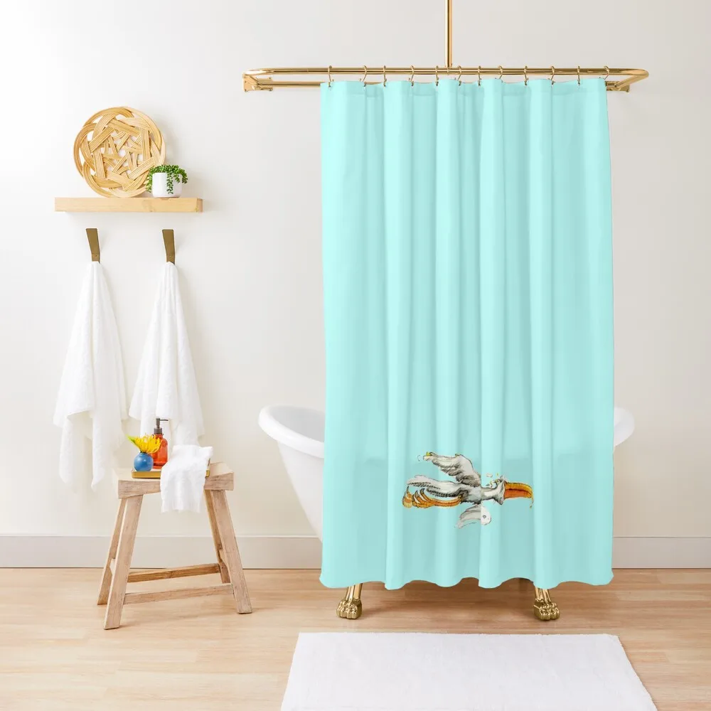 

Drooling gull Shower Curtain Bathtub Luxury Bathroom Shower Waterproof Fabric Bathroom Shower For Bathroom Curtain