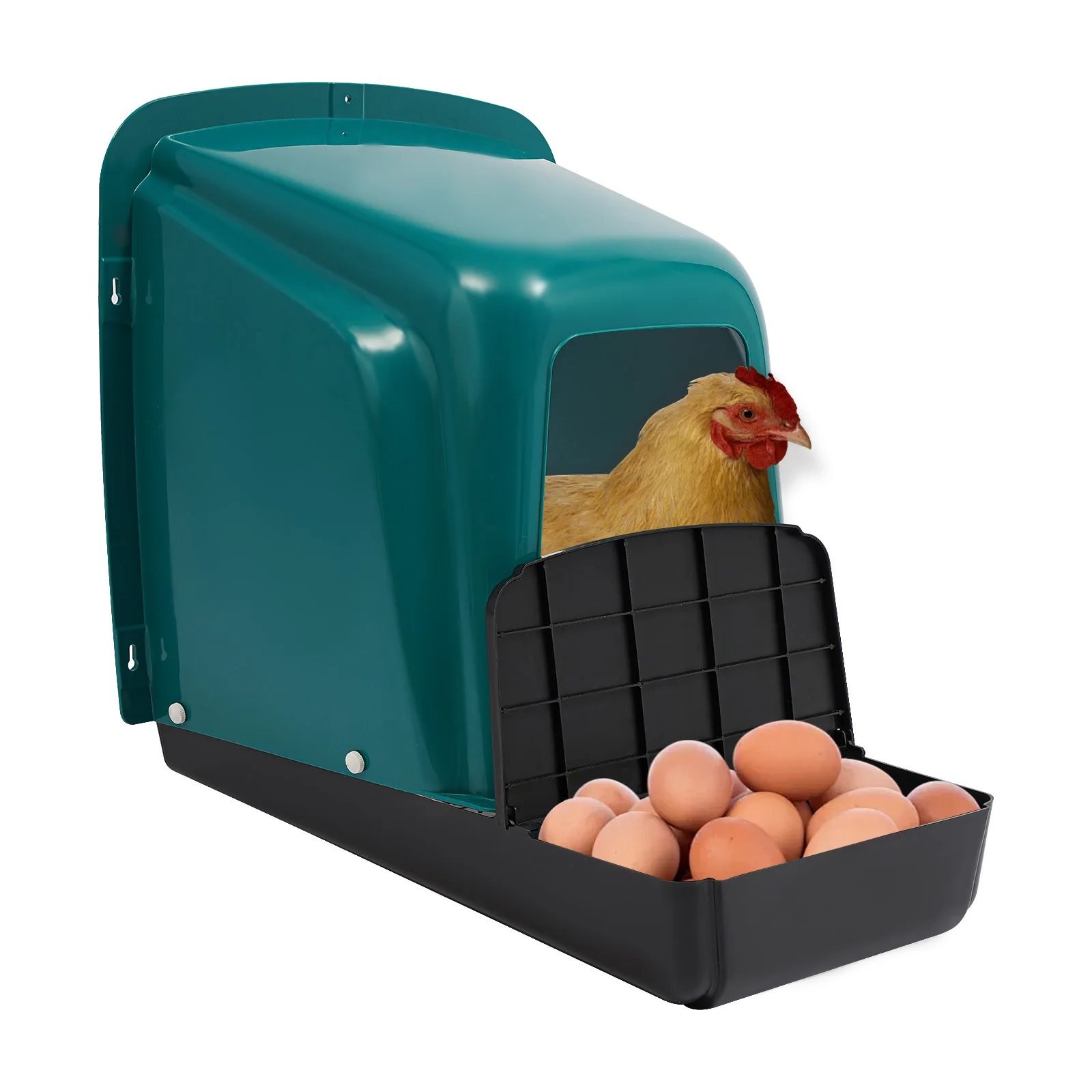 18,35*15,35*16,34 in 5PCS Nesting Boxen für Hühnerstall Kunststoff Halten Ei Sicherheit Sauber Sammeln Leicht für Hinterhof Geflügel Bauernhof