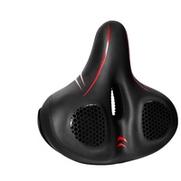 ESLNF Waterproof Mountain Oversized Comfort Road Bike Seat High Elastic Shock Absorption Big Bum Wide Bicycle Saddle