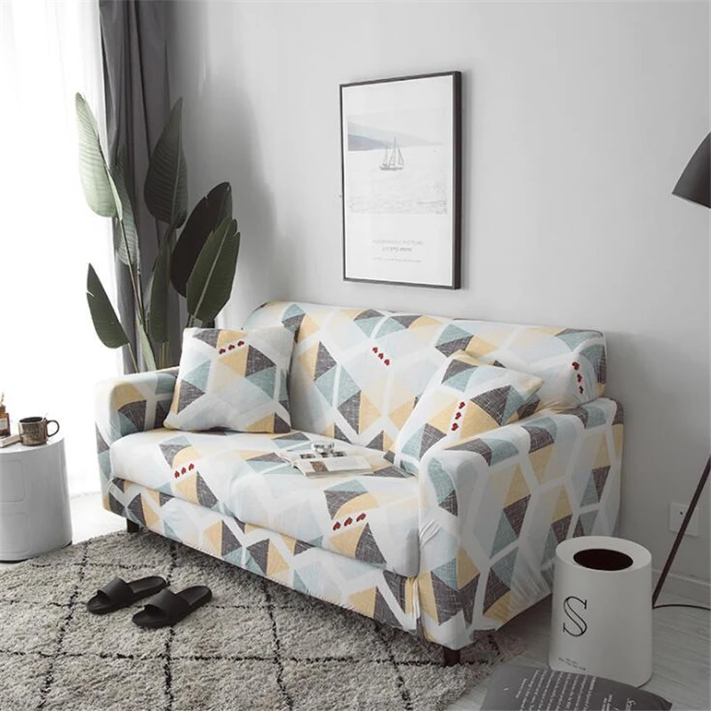 Stretch Sofa Slipcover Cover Elastic Couch Protector Cover Modern Sofa Cover for Living Room 2/3/4 Seater Chair Cover Home Decor