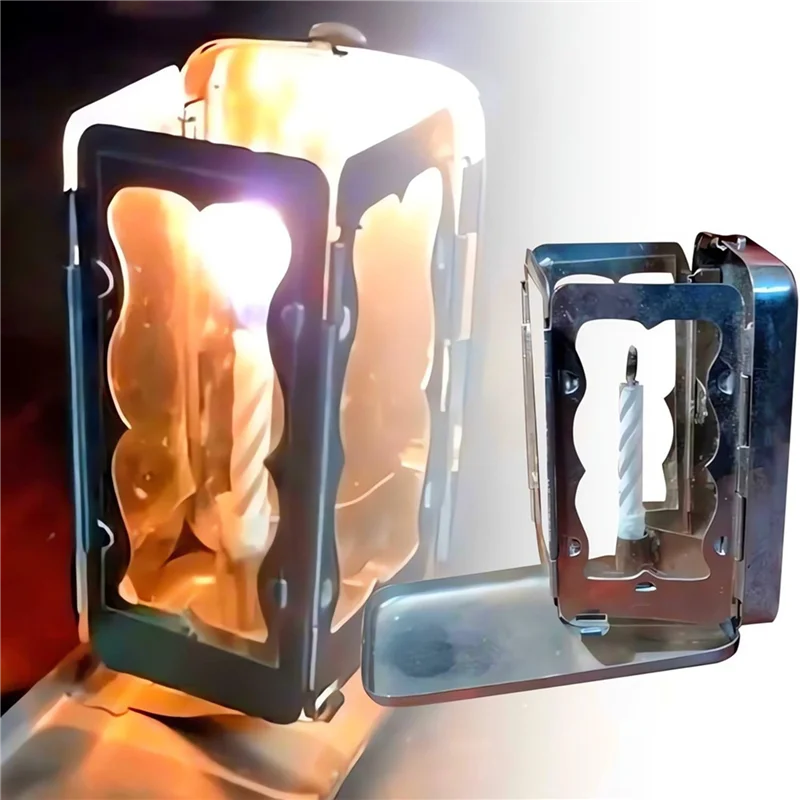 

B84B-2X Folding Pocket Candle Lantern, Pocket Candle Lantern, Folding Candle Lantern,(NO Candle )