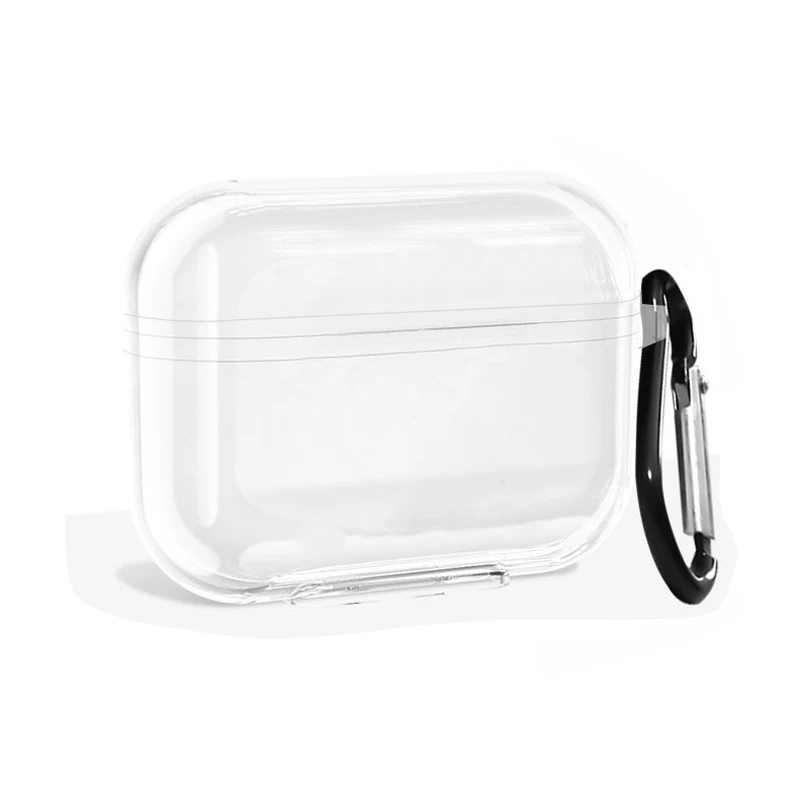 หูฟังคริสตัลสำหรับ Apple AirPods Pro 2ซิลิโคนโปร่งใสป้องกันสำหรับ AirPods 3 2ชาร์จ1กล่องพวงกุญแจ