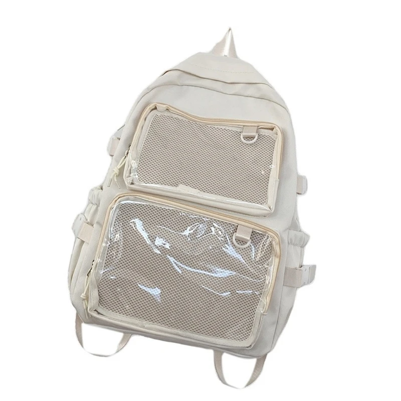 Lovely Backpack Student School Backpack Large Capacity Backpack Itabag Backpack Japanese Styles Backpack for Pin Display