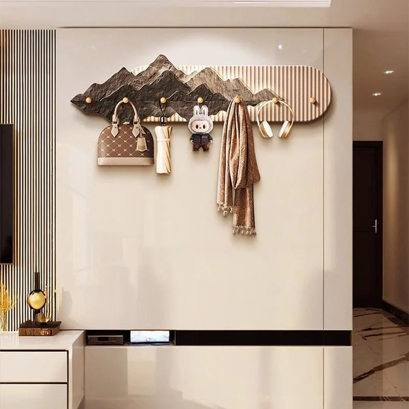 

Open Hanging Coat Racks Garment Display Organizer Space Saving Coat Racks Wooden Rail Porte Manteau Entrance Hall Furniture