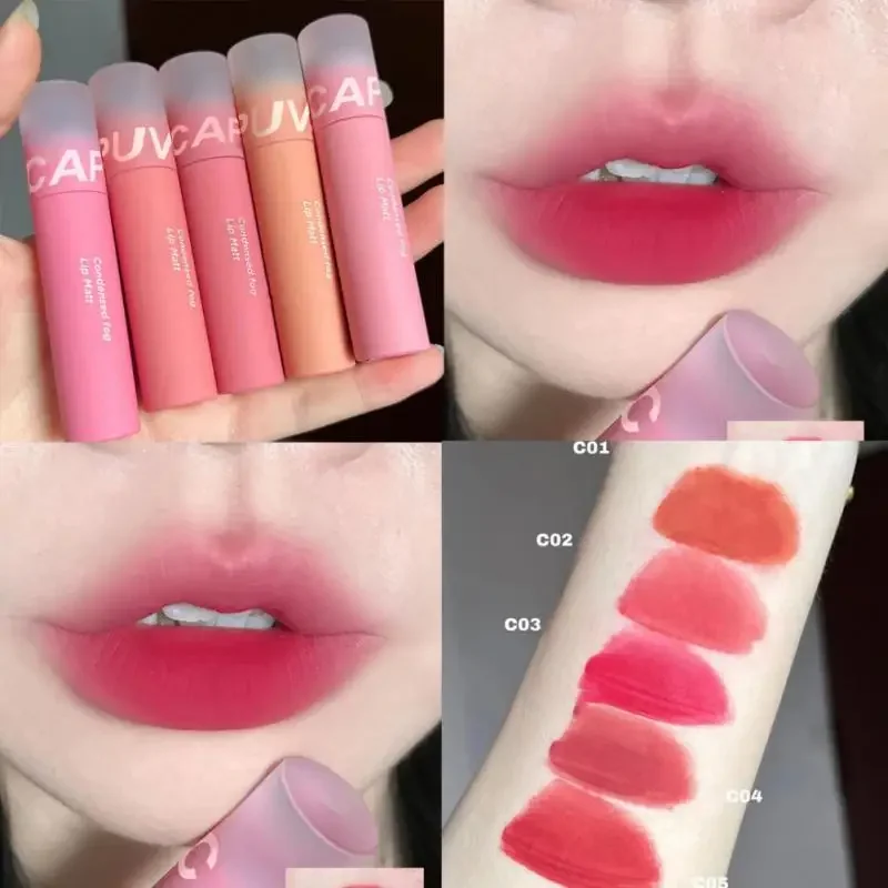 Fluwelen Matte Lipgloss Vloeibare Lipstick Waterdicht Langdurige Vrouwen Red Lip Tint Student Lip Glazuur Cosmetica Koreaanse Make